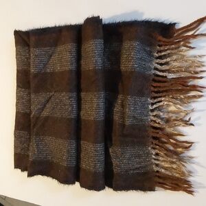 Peruvian Connection Mens Neutral Browns/ Gray 100% Baby Alpaca Super Soft!